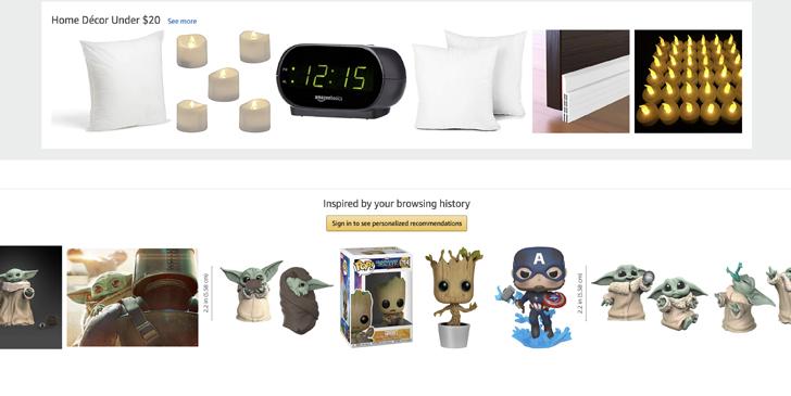 amazon recommendation